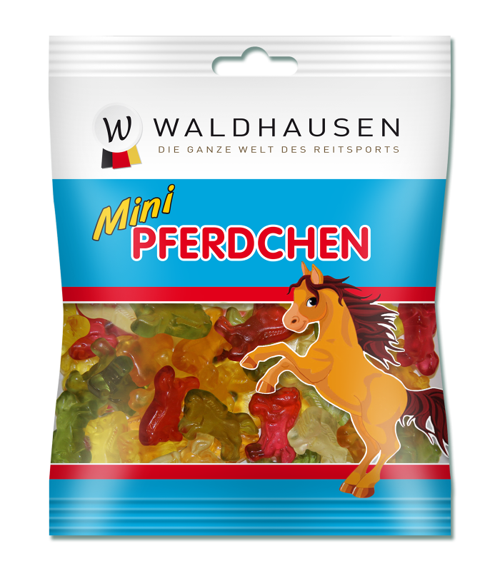 HARIBO Mini Horse Fruit Gums – owocowe żelki w kształcie koników